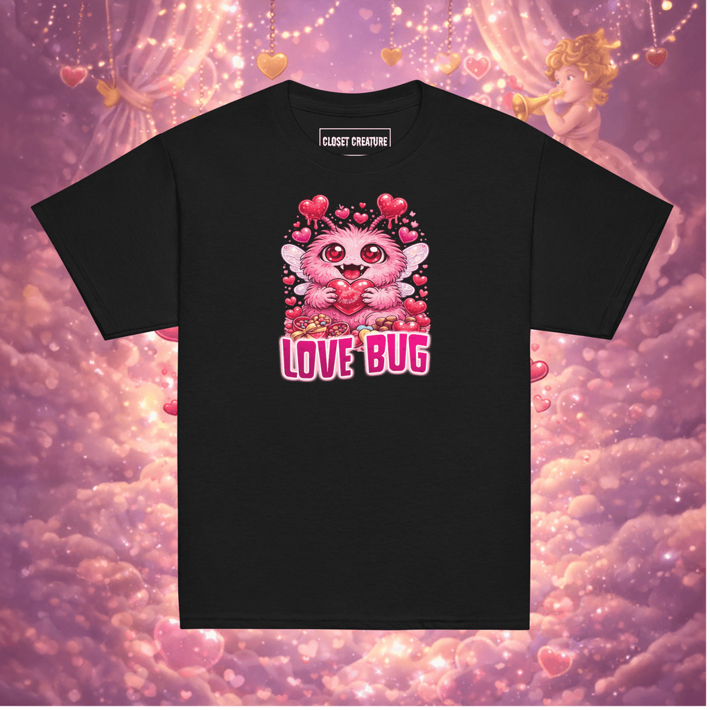 Love Bug Valentine’s Day Kids Graphic T-Shirt for only product_variant_lowest at Closet Creature