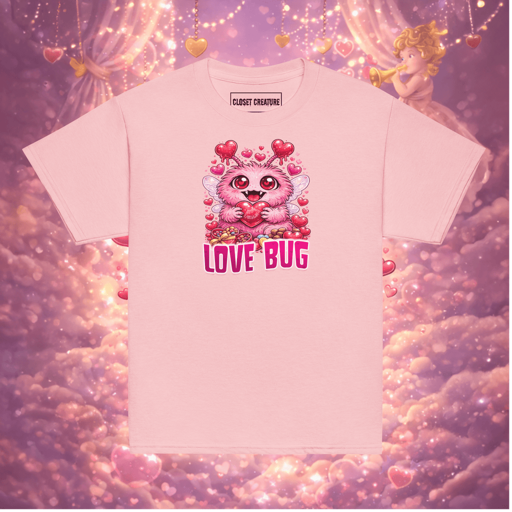 Love Bug Valentine’s Day Kids Graphic T-Shirt for only product_variant_lowest at Closet Creature