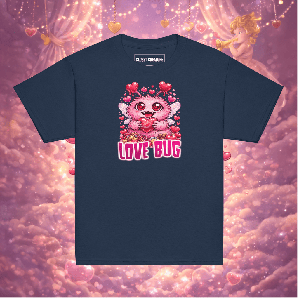 Love Bug Valentine’s Day Kids Graphic T-Shirt for only product_variant_lowest at Closet Creature