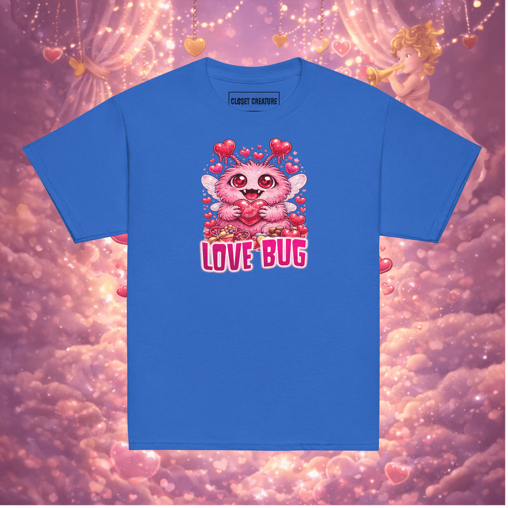 Love Bug Valentine’s Day Kids Graphic T-Shirt for only product_variant_lowest at Closet Creature